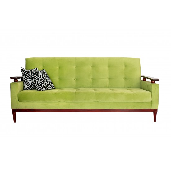 Apple Green Mid-Century Sofa Apple Green Mid-Century Sofa