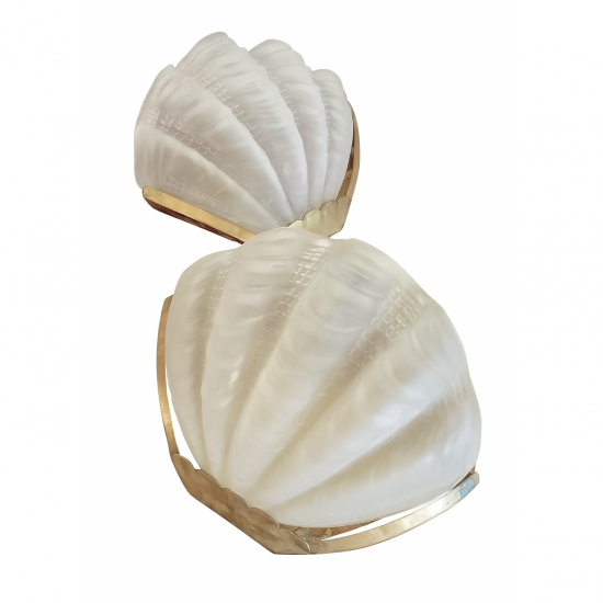 Golden Shell Sconces