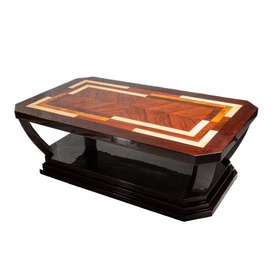 Marquetry Deco Coffee Table