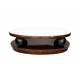 Oval Art Deco-Style Coffee Table