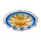 Murano Glass Bowl in Blue & Amber