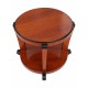 Vintage Art Deco Round Two-Tier Side Table Vintage Art Deco Round Two-Tier Side Table