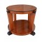 Vintage Art Deco Round Two-Tier Side Table