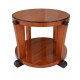 Vintage Art Deco Round Two-Tier Side Table Vintage Art Deco Round Two-Tier Side Table