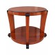 Vintage Art Deco Round Two-Tier Side Table Vintage Art Deco Round Two-Tier Side Table
