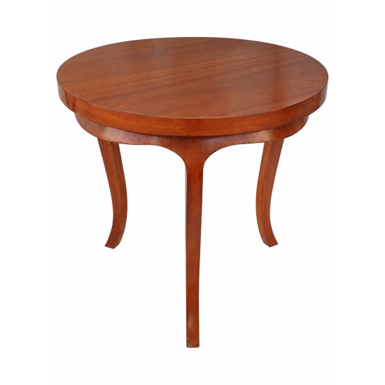 Vintage Round Wooden Side Table
