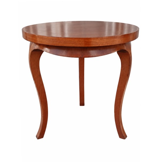 Vintage Round Wooden Side Table