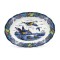 Vintage Porcelain Duck Scene Serving Platter