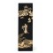 Vintage Black Lacquer Chinoiserie Pedestal