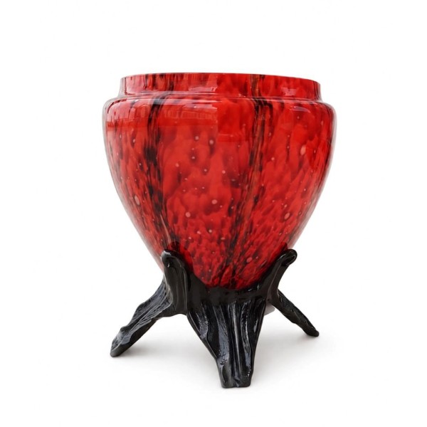 Vintage 1930s Wilhelm Kralik Bohemia Art Glass Vase