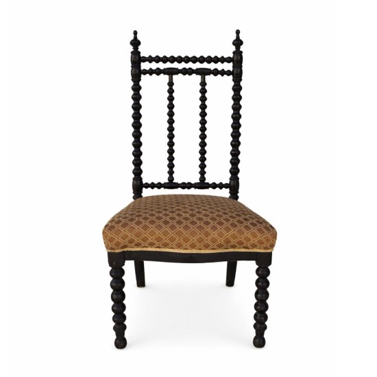 European Bobbin Turned Accent Chair