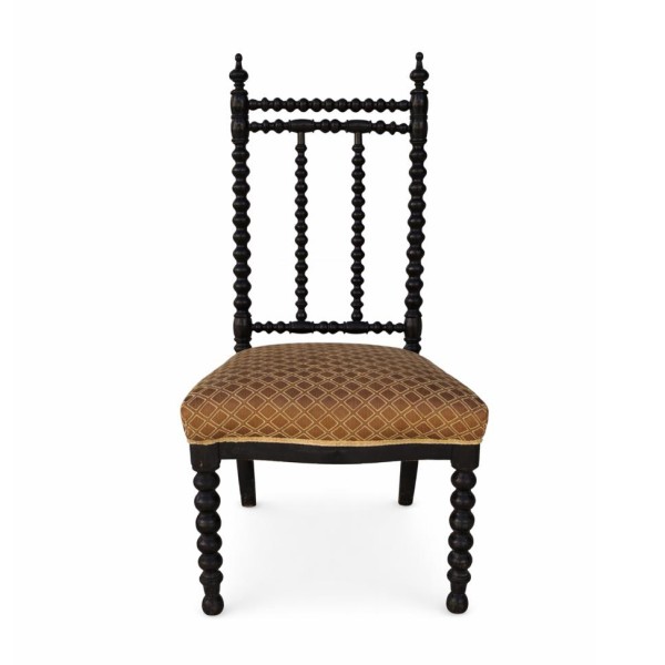 European Bobbin Turned Accent Chair