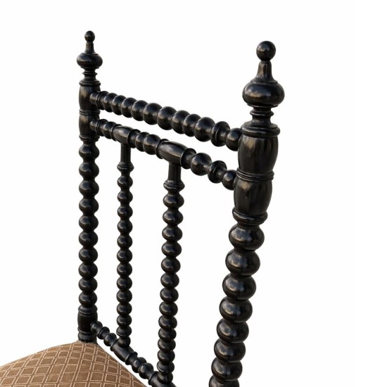 European Bobbin Turned Accent Chair