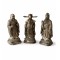 Vintage Chinese Fu Lu Shou Figurines Set