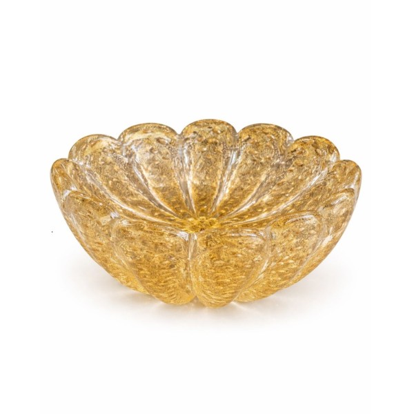 Vintage Bullicante Art Glass Bowl, 1960s