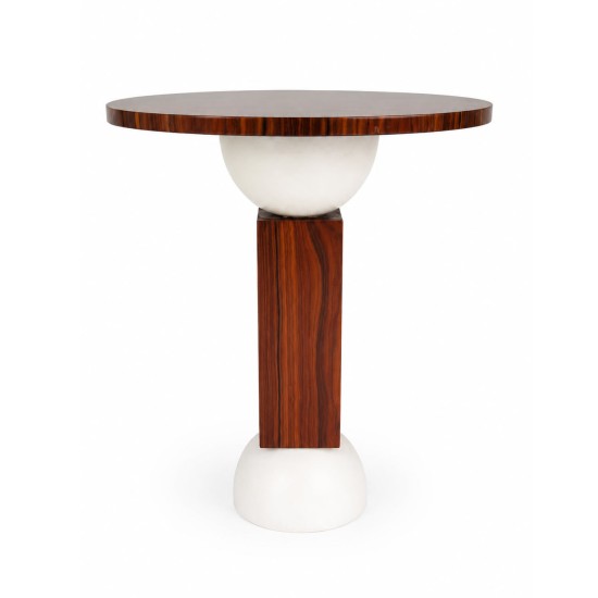 Art Deco Inspired Sculptural Side Table