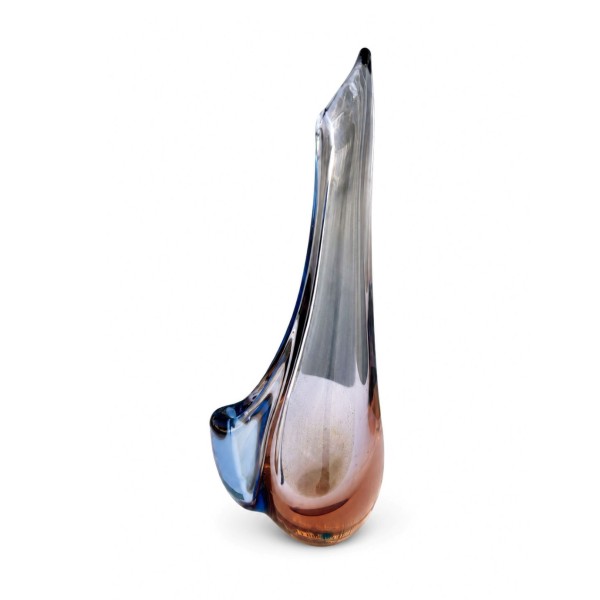 Vintage Sculptural Glass Vase
