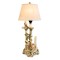 Vintage Letora Italy Capodimonte-Style Ceramic Table Lamp