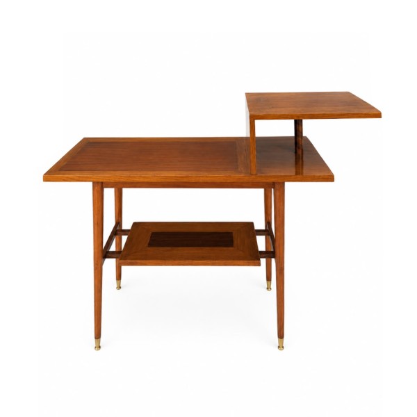 Vintage Mid-Century Tiered Side Table