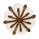 Art Deco Inspired Frosted Glass Ceiling Light