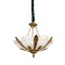 Art Deco Inspired Frosted Glass Ceiling Light