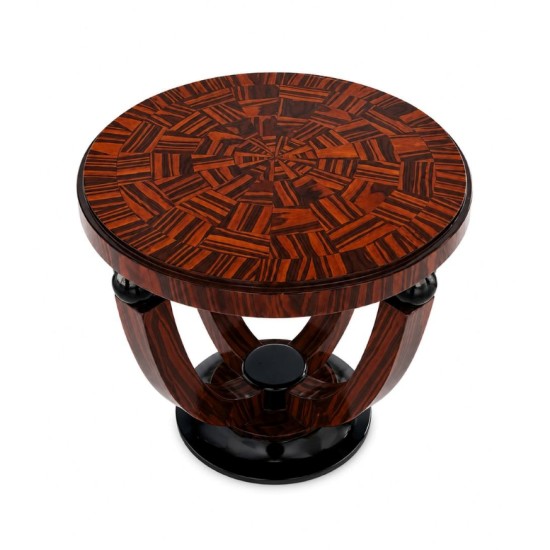 Quattro Marquetry Side Table