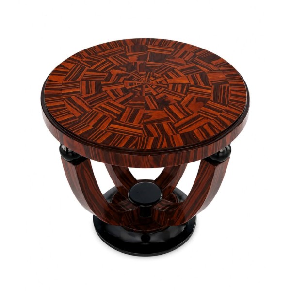 Quattro Marquetry Side Table