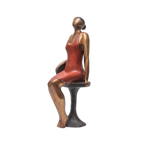 فستان سواريه Bronze Sculpture by Abdallah Karem