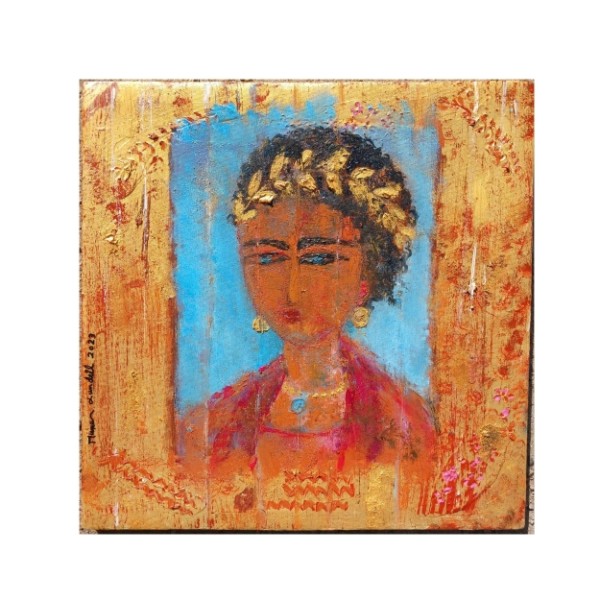 Fayoumi Mummy Portrait By Mona Kandeel