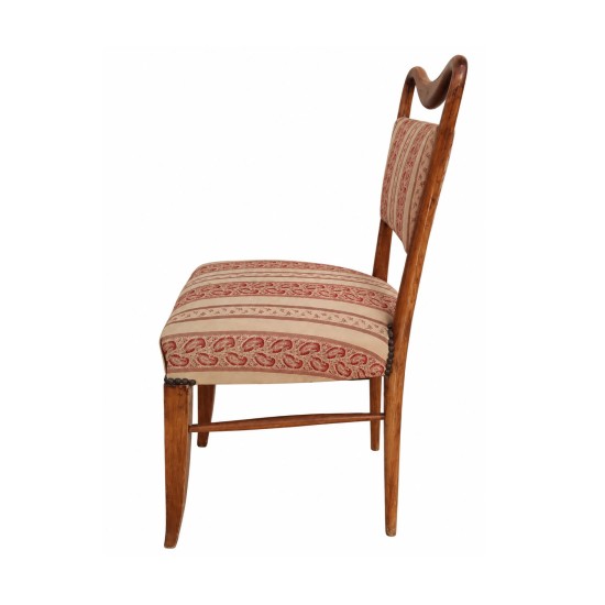 Set of 6 Vintage Wooden Dining Chairs