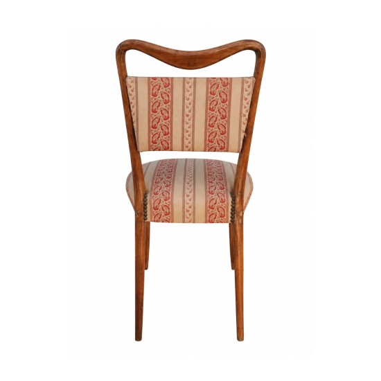 Set of 6 Vintage Wooden Dining Chairs