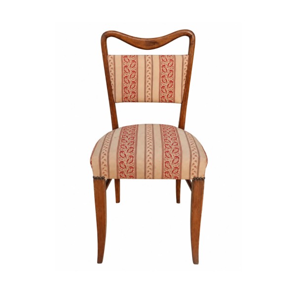Set of 6 Vintage Wooden Dining Chairs