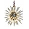 Vintage Sputnik Glass Rod Chandelier