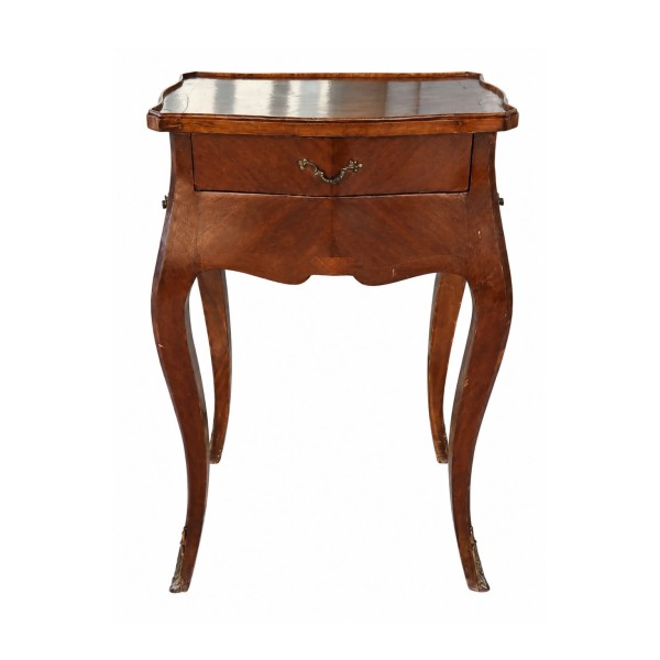 Pair of Vintage Louis XV–Style Wooden Commodes