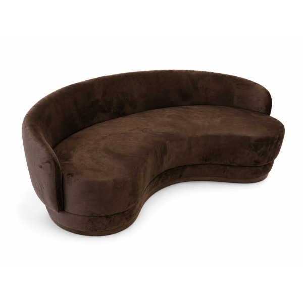 Sculptural Curved Sofa