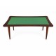 Mid-Century Inspired Green Glass Coffee Table