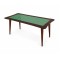 Mid-Century Inspired Green Glass Coffee Table