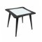 Mid-Century Inspired Glass Side Table