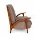 1950s Vintage Curved Armchair 1950s Vintage Curved Armchair
