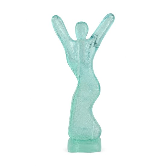 Jazz Dancer in Pâte de Verre by Samer El Farouk
