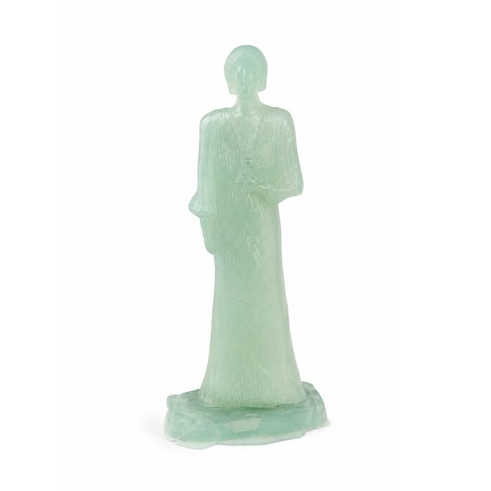 Om Kalthoum in Pâte de Verre by Samer El Farouk