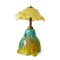 Core Glass Table Lamp in Yellow & Green