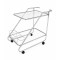 Vintage Chrome & Glass Bar Cart