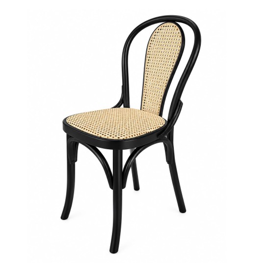 Thonet-Inspired Cane Dining Chair