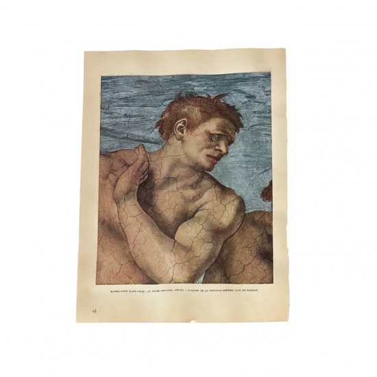 Vintage Michelangelo Print I