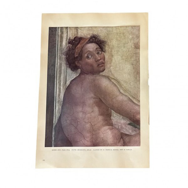 Vintage Michelangelo Print III Vintage Michelangelo Print III