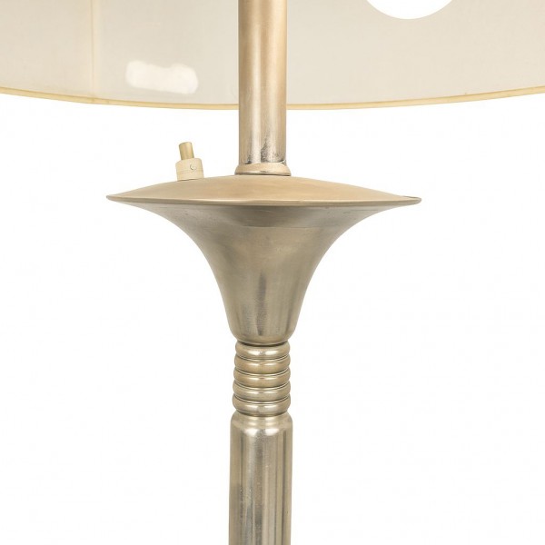 Vintage Bronze Floor Lamp with Marble Base Vintage Bronze Floor Lamp with Marble Base