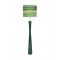 Fluted Emerald Mid-Century Floor Lamp