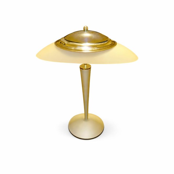 1960s French Art Deco–Inspired Table Lamp by Unilux