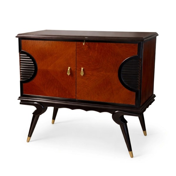Mid-Century Cabinet with Art Deco Influence